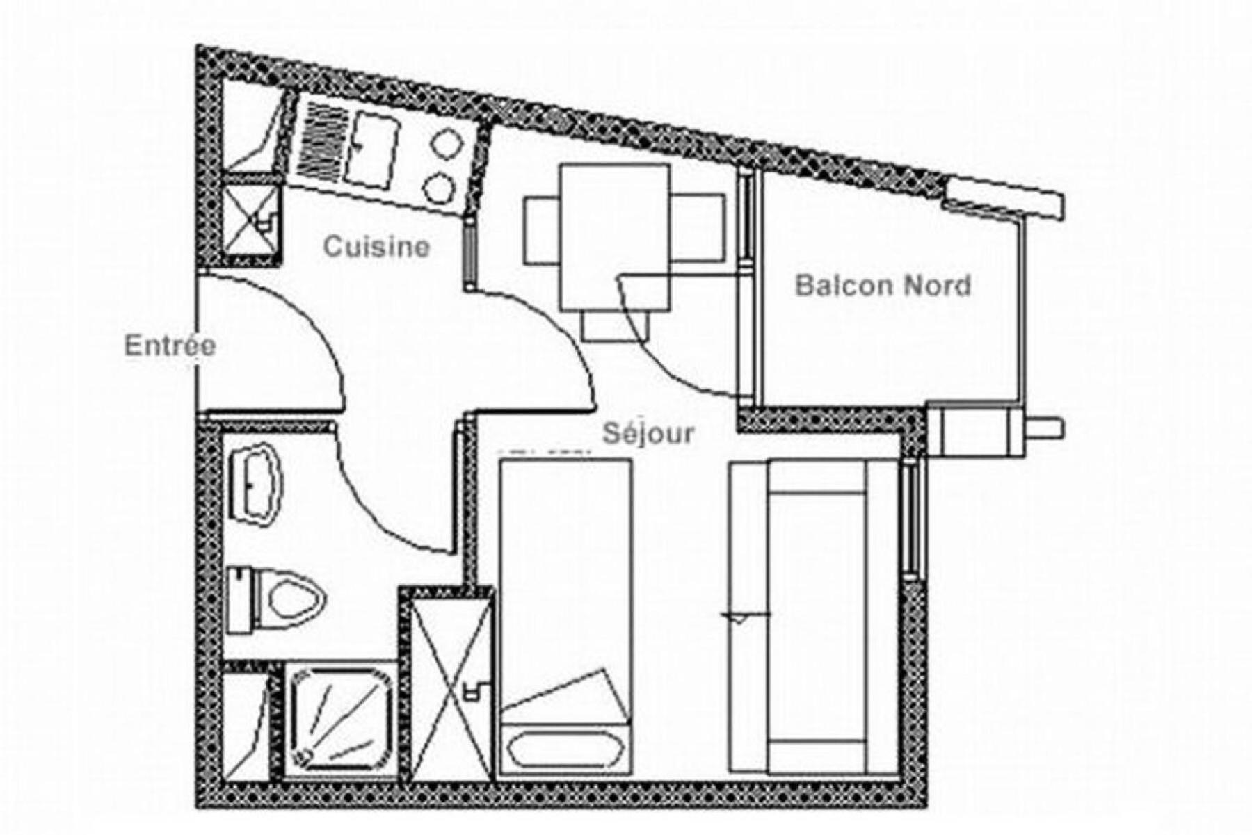 Residence Soldanelles B - Studio - Proche Des Pistes - Balcon Mae-3694 Сен-Мартен-де-Бельвіль Екстер'єр фото